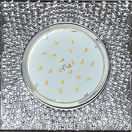 Фотография товара 'Ecola FC53SGECB Квадрат с прозр. 40x123x123'