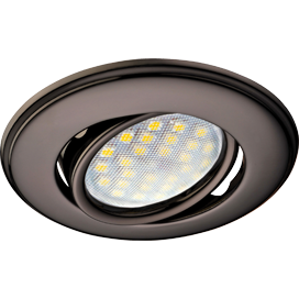 Фотография товара 'Ecola FT1601EFS Светильник встр. поворотный выпуклый 25x88'