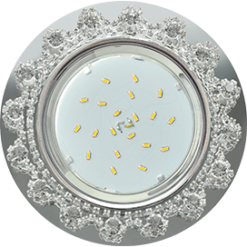 Фотография товара 'Ecola FW53RNECB Круг с прозрачными стразами Корона 52x120'