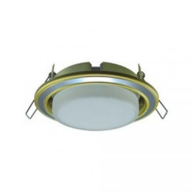 Фотография товара 'Ecola FE53H4ECB Светильник встраив. без рефл. 38х106'