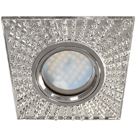 Фотография товара 'Ecola FW16SGECB Стекло Квадрат с прозр.стразами 30x95x95'