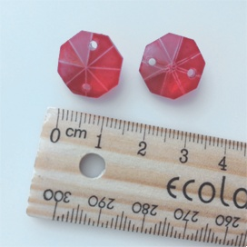 Фотография товара 'Ecola DR14RVECB Подвеска 8-угольник Рубин маленький'