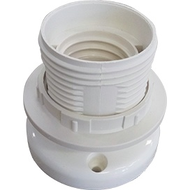 Фотография товара 'Ecola AB7DPWEAY Патрон накладной прямой с кольцом E27'