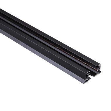 Фотография товара 'Ecola TRR03BECT TRR3 шинопровод для трековых св-ков с вводом питания и заглушкой 3м Черный'