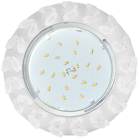 Фотография товара 'Ecola FM53RNECB Круг с крупными матовыми стразами 54x120'