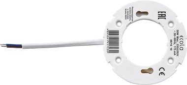 Фотография товара 'Ecola GX53LPECB base GX53 патрон с проводами 2*10cm'