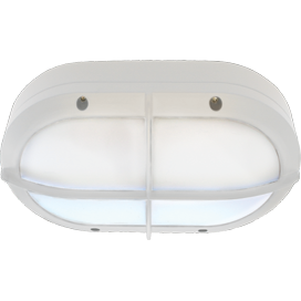 Фотография товара 'Ecola FW53LSECS светильник накладной IP65 матовый Овал с решеткой 215x135x65'