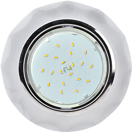 Фотография товара 'Ecola FL53RCECH Стекло Круг с вогнутыми гранями 38x126'