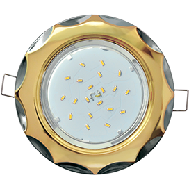 Фотография товара 'Ecola FU81H4ECB светильник встраив. без рефл. 38x116'