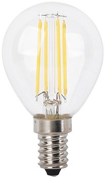 Фотография товара 'Ecola N4PW70ELC globe LED Premium 7,0W G45 220V E14 2700K 360° filament прозр. нитевидный шар'