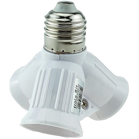 Фотография товара 'Ecola A7W37WEAY Переходник с цоколя E27 на 3хE27'