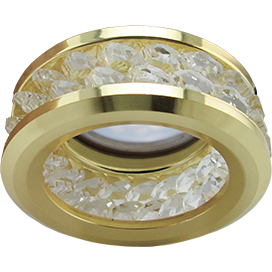 Фотография товара 'Ecola FG1656EFF круглый с хруст.(2 ряда) и ободком 54x85'