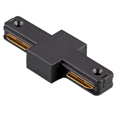 Фотография товара 'Ecola TRC02BECT TRC2 прямой коннектор (соединитель) для трекового шинопровода Черный'