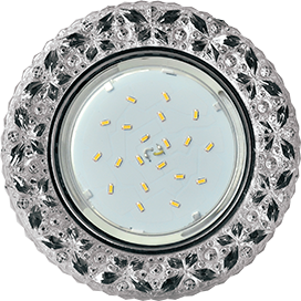 Фотография товара 'Ecola FY53CBEFB Светильник встр. искристый с подсветкой 35x125'