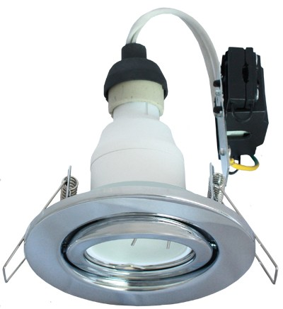 Фотография товара 'Ecola FC1008ECB светильник встраиваемый поворотный 40x105'