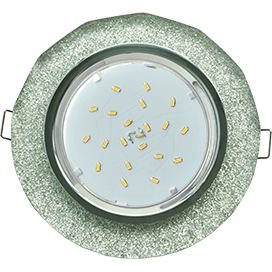 Фотография товара 'Ecola FS53RCECH Стекло Круг с вогнутыми гранями 38x126'