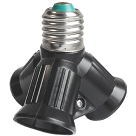 Фотография товара 'Ecola A7W37BEAY Переходник с цоколя E27 на 3хE27'