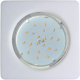 Фотография товара 'Ecola FW5357ECD Встраиваемый Легкий квадратный (светильник) 107x25'