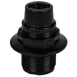 Фотография товара 'Ecola AB4TPBEAY Патрон с кольцом карболит E14'