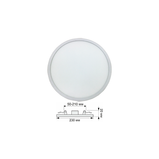 Фотография товара 'Ecola DARD36ELC Светодиодный светильник 36W 220V 6500K'