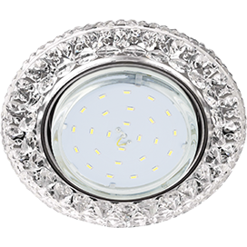 Фотография товара 'Ecola FT53CCEFB Светильник встр. искристый с подсветкой 40x125'