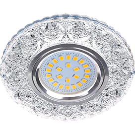 Фотография товара 'Ecola FT16CBEFB Светильник встр. искристый с подсветкой Бабочки 25x95'