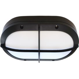 Фотография товара 'Ecola FB53LSECS светильник накладной IP65 матовый Овал с решеткой 215x135x65'