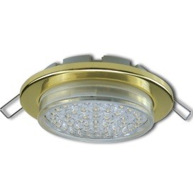 Фотография товара 'Ecola TG5325ECB светильник металл. встраиваемый плоский 101x16'