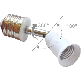Фотография товара 'Ecola A7T17WEAY Переходник с цоколя E27 на E27'