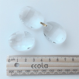 Фотография товара 'Ecola DT31RVECB Подвеска Овал Прозрачный большой'