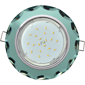 Фотография товара 'Ecola FC53RCECH Стекло Круг с вогнутыми гранями 38x126'