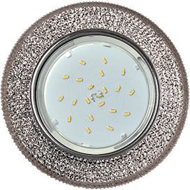 Фотография товара 'Ecola FY53CMEFB Светильник встр. искристый с подсветкой 35x125'