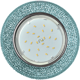 Фотография товара 'Ecola FB53CMEFB Светильник встр. искристый с подсветкой 35x125'