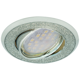 Фотография товара 'Ecola FS1614EFY Светильник встр. литой поворотный Круг под стеклом 23x88'