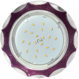 Фотография товара 'Ecola FP53STECB светильник встраив. без рефл. 106х38'