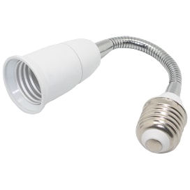 Фотография товара 'Ecola A7F17WEAY Переходник гибкий с цоколя E27 на E27'