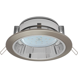 Фотография товара 'Ecola FS53H2ECB Встраиваемый плоский светильник 58х125'