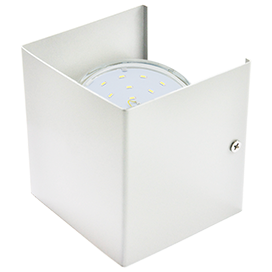 Фотография товара 'Ecola FQN51FECB светильник настенный бра прямоугольный 1* GX53 100х100х90'