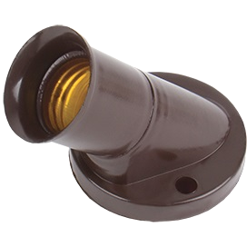 Фотография товара 'Ecola AB7SNKEAY Патрон накладной наклонный E27'