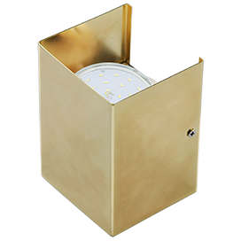 Фотография товара 'Ecola FGN52FECB светильник настенный бра прямоугольный 2* GX53 100х140х90'