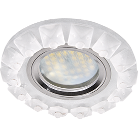 Фотография товара 'Ecola FN16RGECB Стекло Круг с крупными матовыми стразами 38x95'