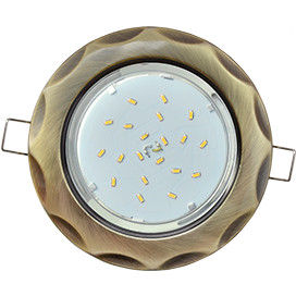 Фотография товара 'Ecola FN81H4ECB светильник встраив. без рефл. 38x116'