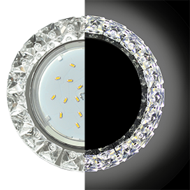 Фотография товара 'Ecola SK53RGEFB Круг с крупными стразами Конус с подсветкой 52x120'