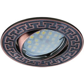 Фотография товара 'Ecola FR1606EFF Светильник встр. литой поворотный Антик2 24x88'