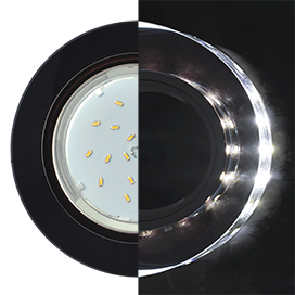 Фотография товара 'Ecola SP53RNECH Стекло Круг с подсветкой 38x126'