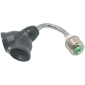 Фотография товара 'Ecola A7F27BEAY Переходник гибкий с цоколя E27 на 2хE27'