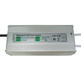 Фотография товара 'Ecola B7L060ESB Блок питания для светодиодной ленты 60W 220V-12V IP67'