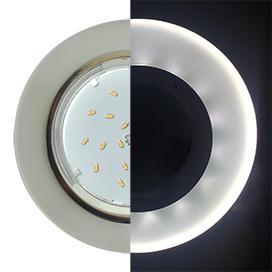 Фотография товара 'Ecola SL53RNECH Стекло Круг с подсветкой 38x126'