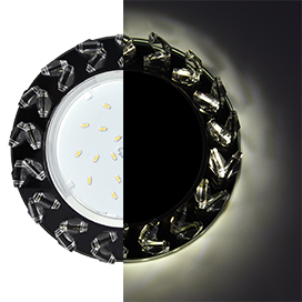 Фотография товара 'Ecola SL53RNEFB Круг с крупными прозр. стразами Елочка 54x120'