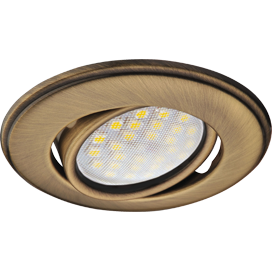 Фотография товара 'Ecola FB1601EFS Светильник встр. поворотный выпуклый 25x88'